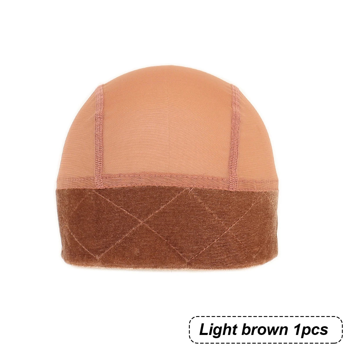 Gorro con agarre negro para pelucas, 1 unidad, banda de agarre de terciopelo ajustable con gorro para mujer, gorros cómodos y ventilados para pelucas