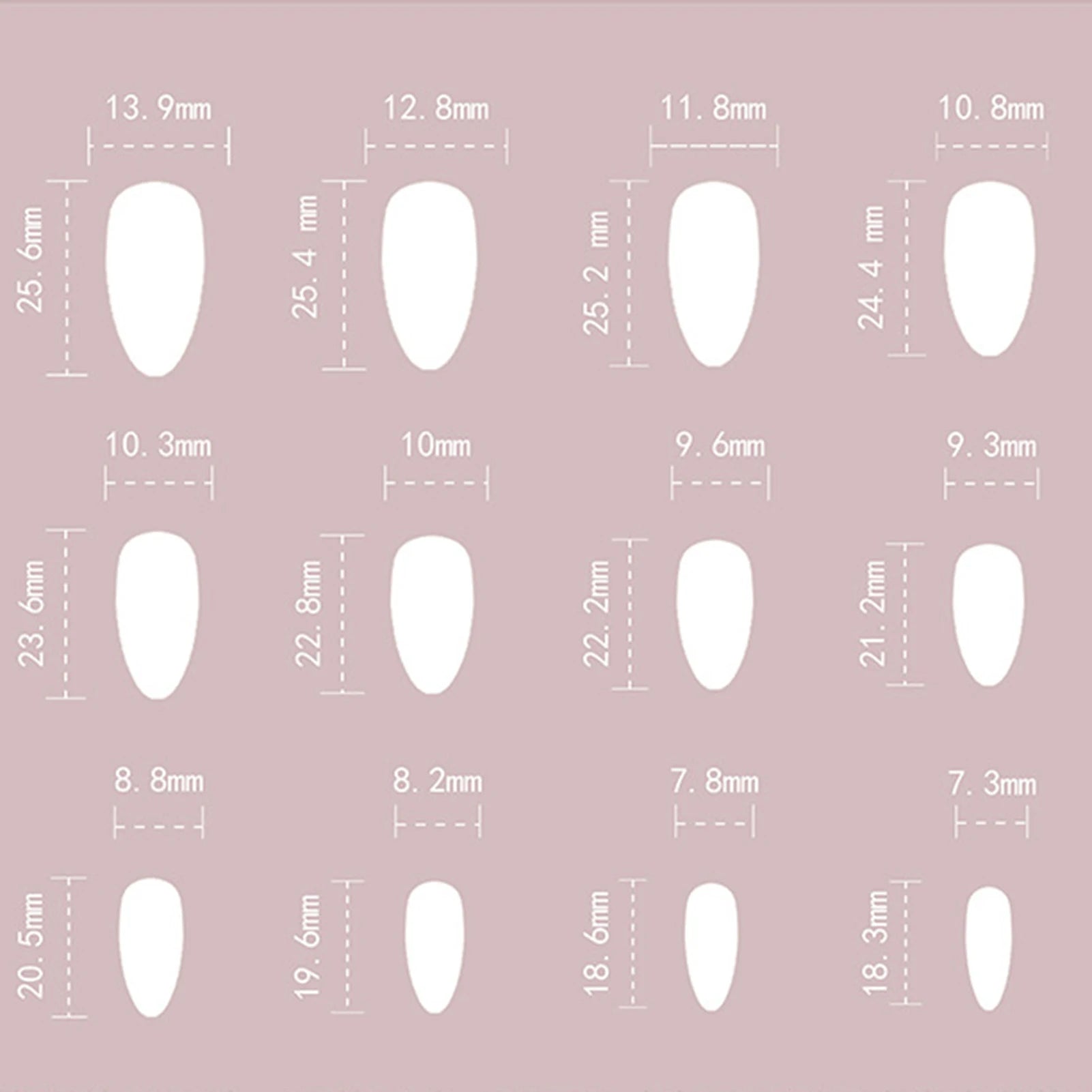 Light Pink Fake Nails with White Tip Ultra-flexible Long Lasting Fake Nails for Stage Performance Wear MIAO-US