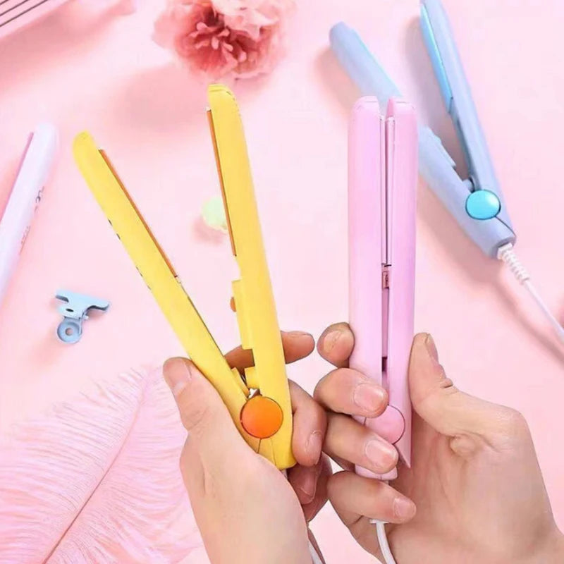2 in 1 Hair Straightener Curling Tool Quick Heating Dual-purpose Adjustable Thermostatically Operated