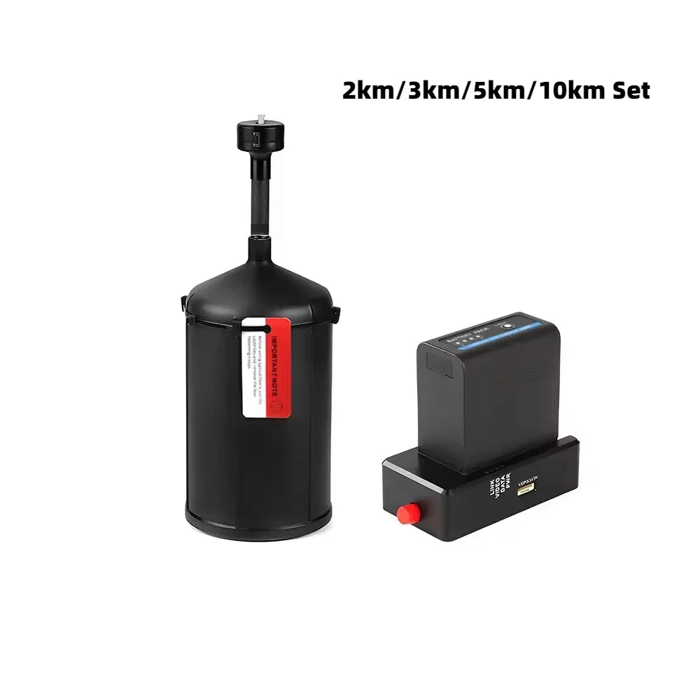 Optical Fiber for FPV Drone Guided Fiber Control Drone Fpv Racing Drone with Photoelectric Module Anti-Jamming 2km/3km/5km/10km