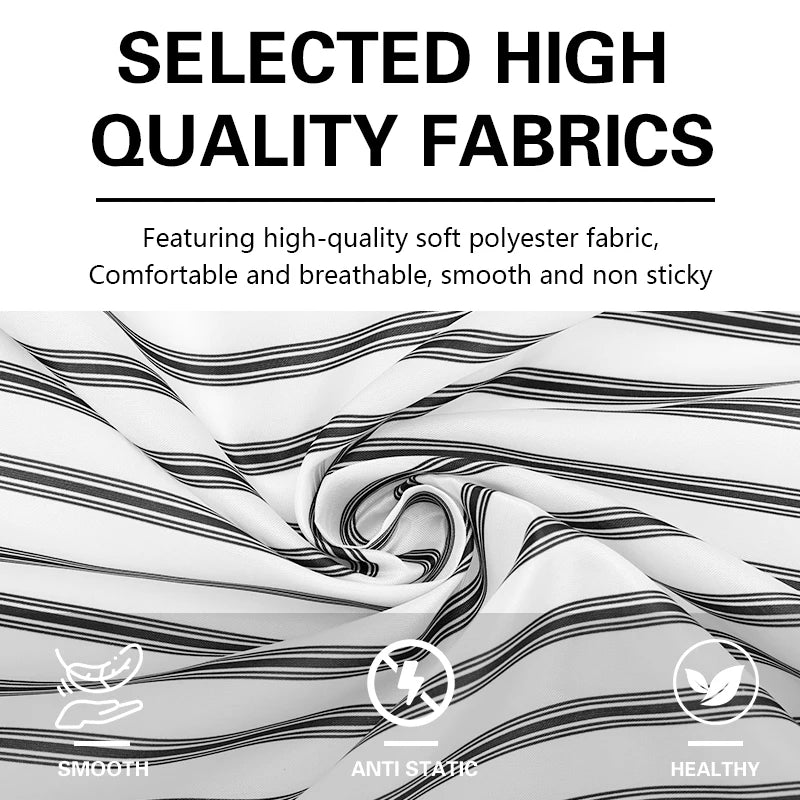 Barber Hairdressing Aprons Stripe Pattern Waterproof Cloth Barbershop Non Stick Hair Haircutting Capes Salon Styling Accessories