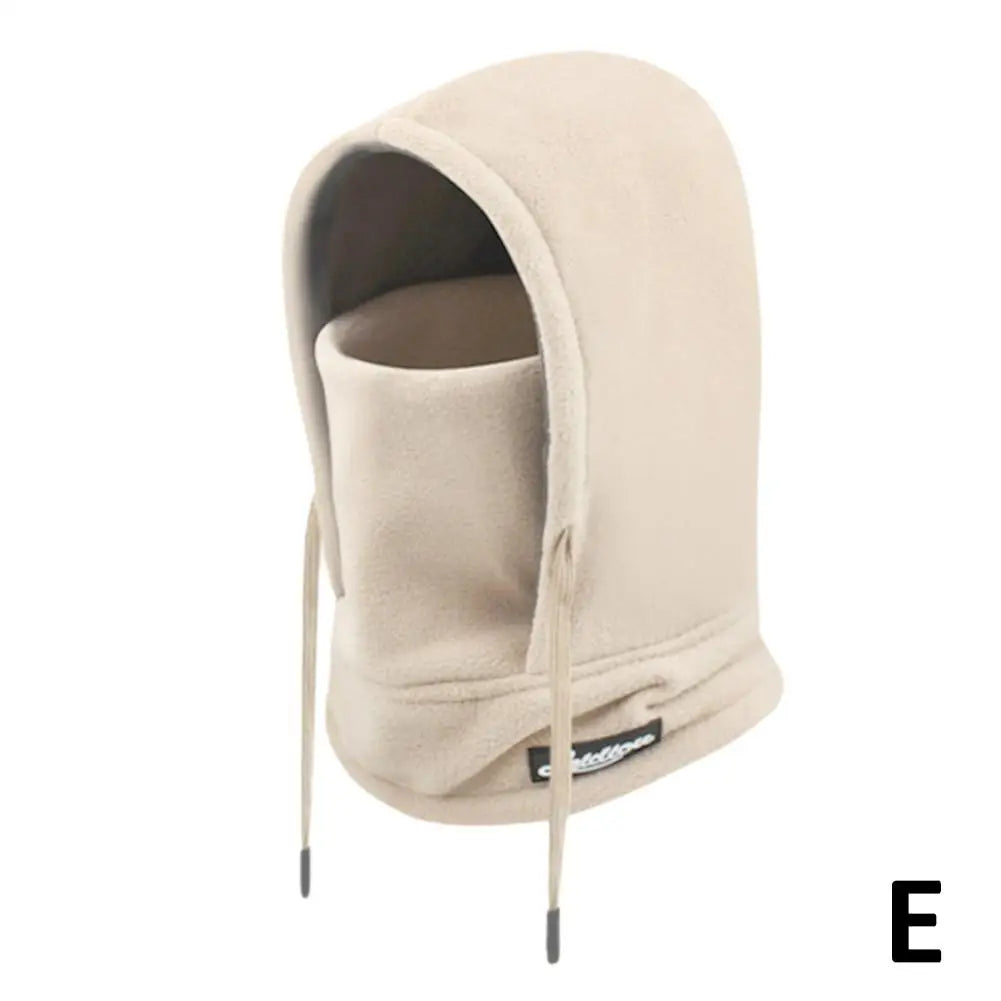 Nueva Máscara de Esquí Balaclava de Lana de Cara Completa para Invierno Gorro Cortavientos Cálido de Felpa para Cuello, Capucha Gruesa para Exteriores