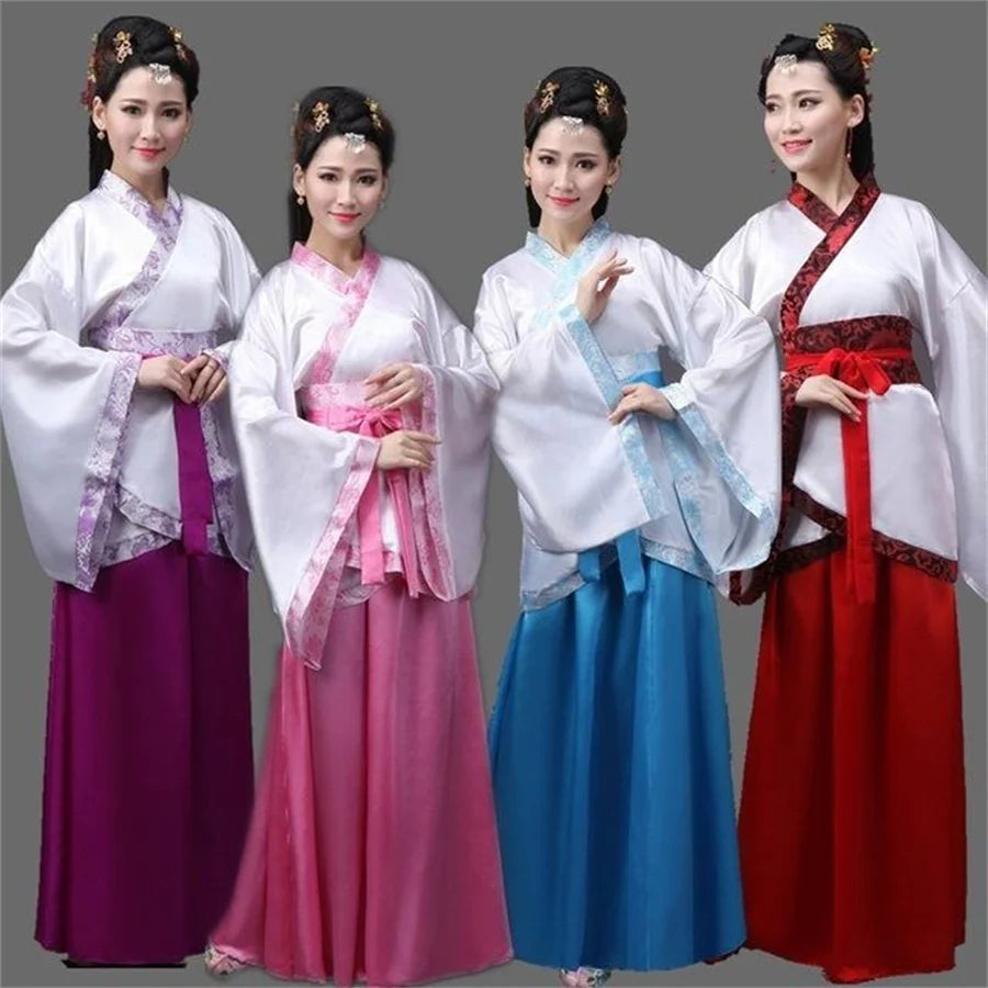 Traditional Women Red Hanfu Tang Dynasty Dresses Costume Cosplay Princess Chinese Dress Clothing Modern Hanbok Robe Chinoise 3XL