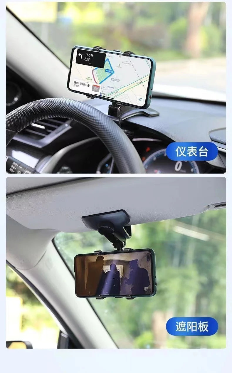Car Cell Phone Holder Dashboard Car Clip Mount GPS Display Bracket Navigation Bracket Car Cell Phone Holder for Audi