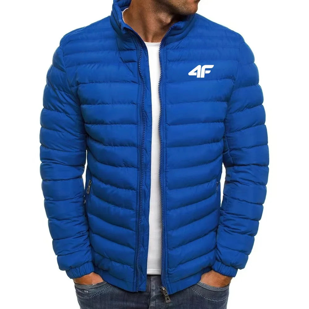 Men's Short Puffer Jacket Light Casual Parka Winter Trend S-3XL - Fashionable Men's Outerwear