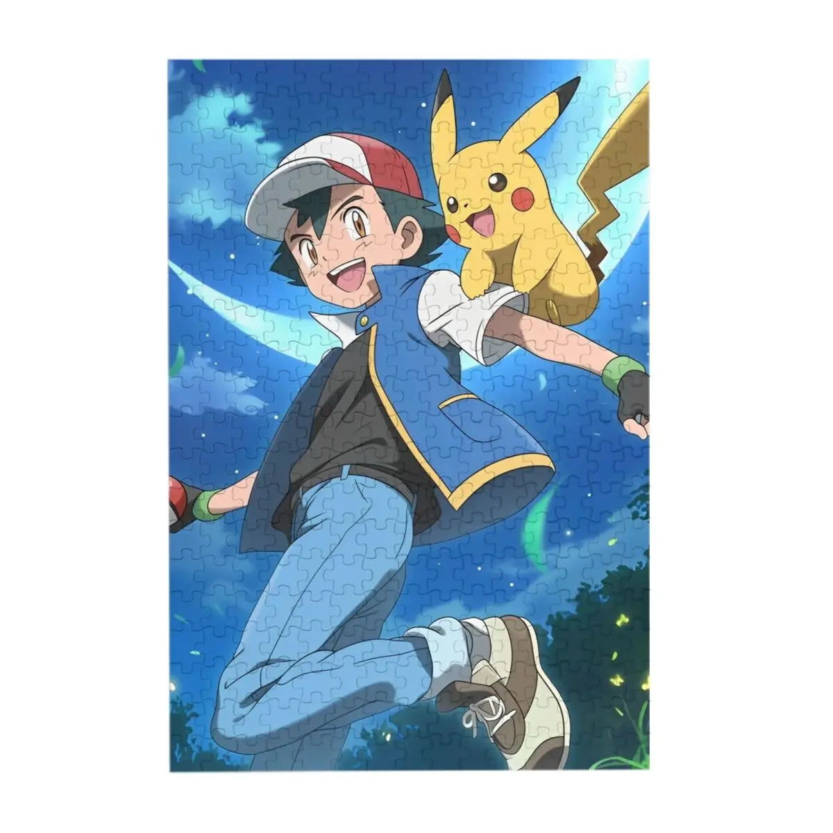 Pokemon Characters Pikachu Cartoon Wooden Puzzles for Children Jigsaw Puzzles 300 Pieces Educational Toys Gift for Kids