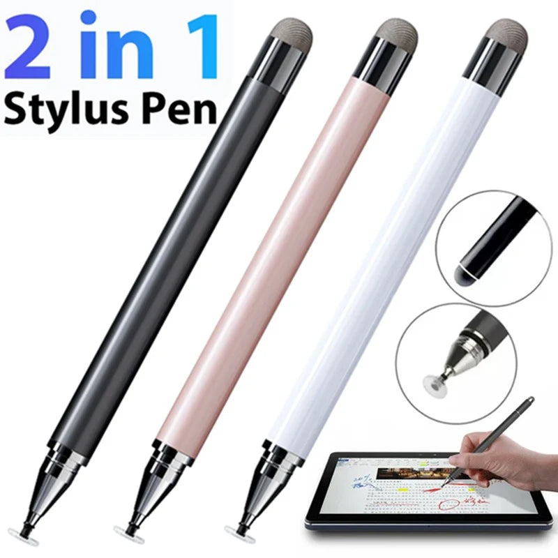 Two In One Stylus Pen Touch Pencil For Cell Phone Accessories For iPad Electrostatic Touch Pen For Phone Touch Screen Stylus Pen