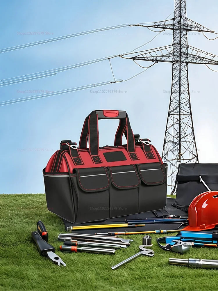 Profesional Tool Bag Heavy Duty Organizer Storage Garage Organizer Tool Electrician Backpack Bolsa De Ferramentas Hardware Bags