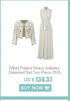 [Vibe] Women's Blazer Three Piece Solid Slim Vest Loose Blazer High Waist Pants Suit Streetwear Casual Female Pants Suit