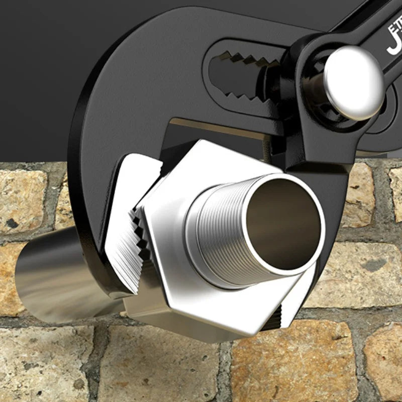 Vannpumpetang Hurtigutløsende rørleggertang Rørtang Justerbar vannrørklemmetang Håndverktøy for husholdning Multifunksjonelt