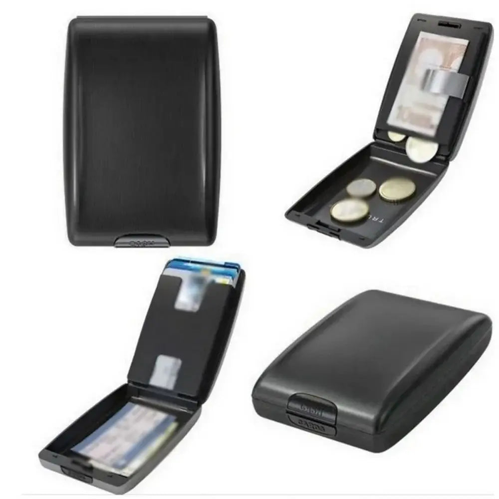 Large Capacity Credit Cards Holder Card Case Anti-Theft RFID Blocking Wallet Dust-proof Lightweight Airplane Ticket Protector