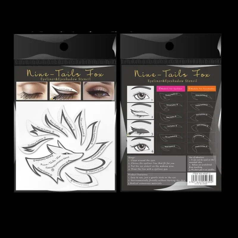 Pochoir eyeliner ailé