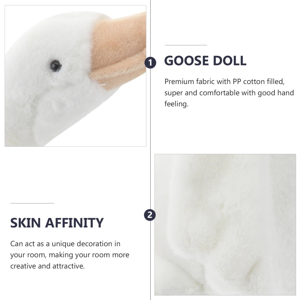 1Pc Long Neck Goose Stuffed Plush Cute Soft Stuffed Dolls Plushie Animals Toys for Kids Baby Children Birthday Gifts New 2025