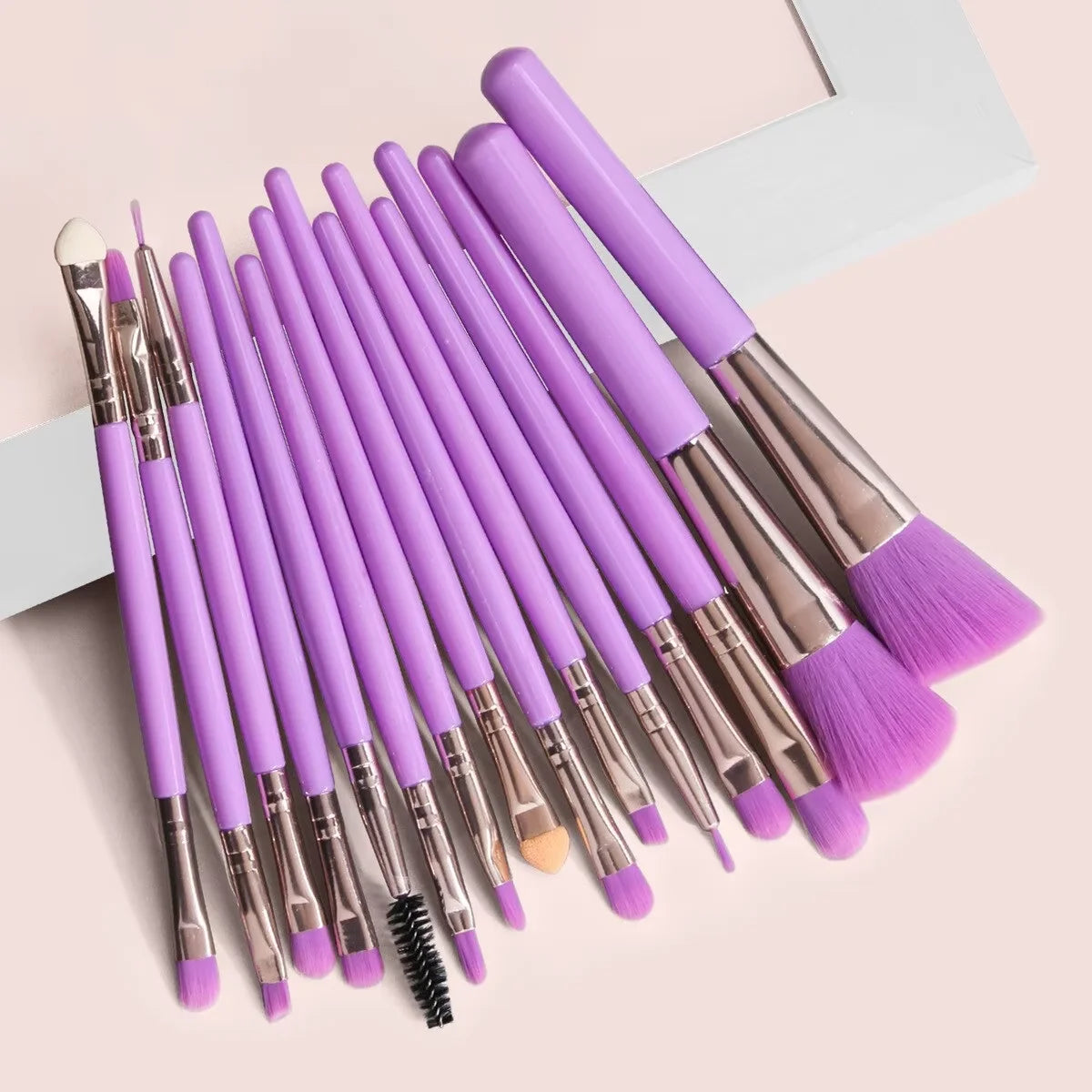 Makeup Brush Set (13/15 Pcs) – Soft & Complete Collection