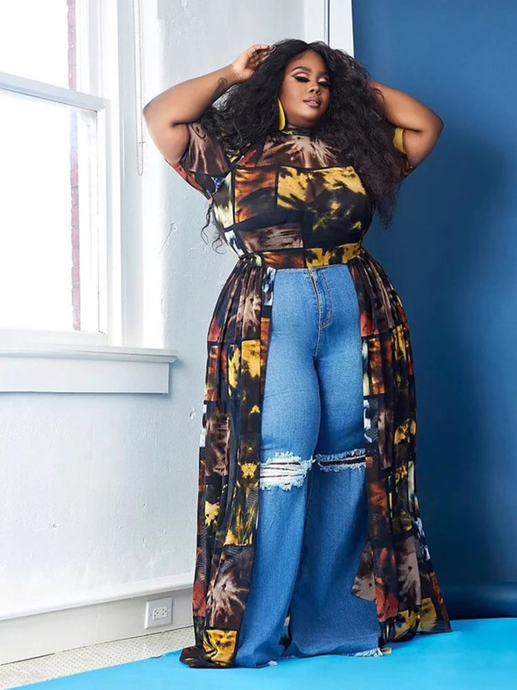 Blouses for Women Fashion Summer Lady Elegant Chiffon Blouse Plus Size Dress Tops 4xl 5xl Wholesale Bulk Dropshipping