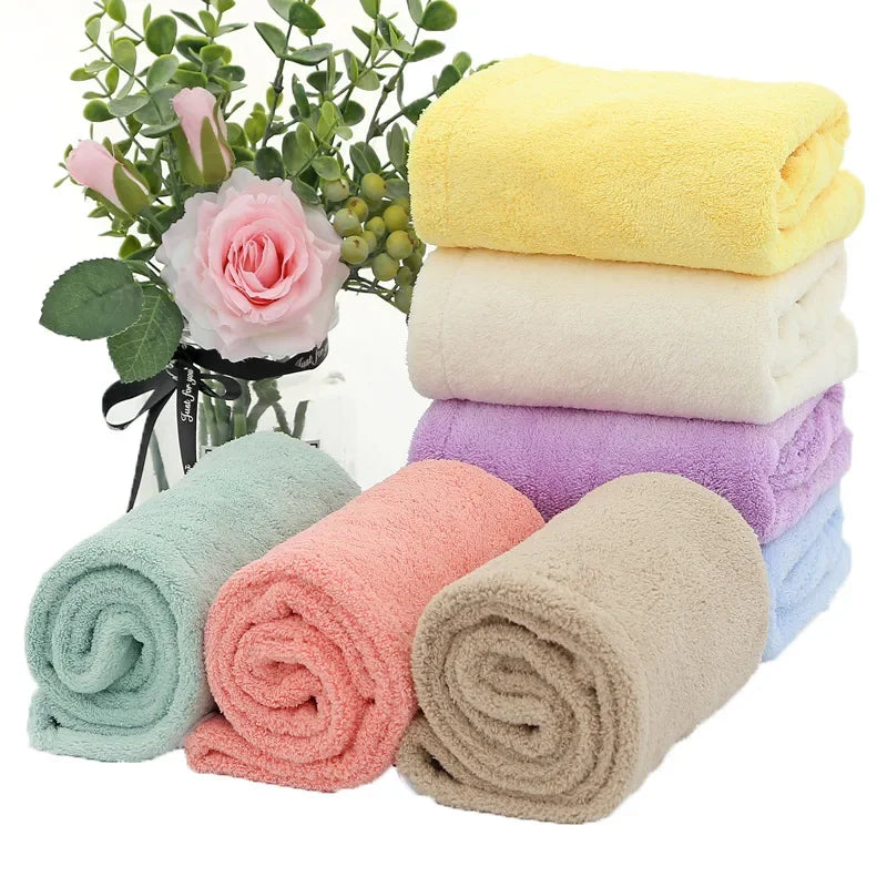 Girl's Hair Drying Hat Quick-dry Hair Towel Cap Hat Bath Hat Microfiber Solid Towel Cap Super Absorption Turban Hair Dry Cap