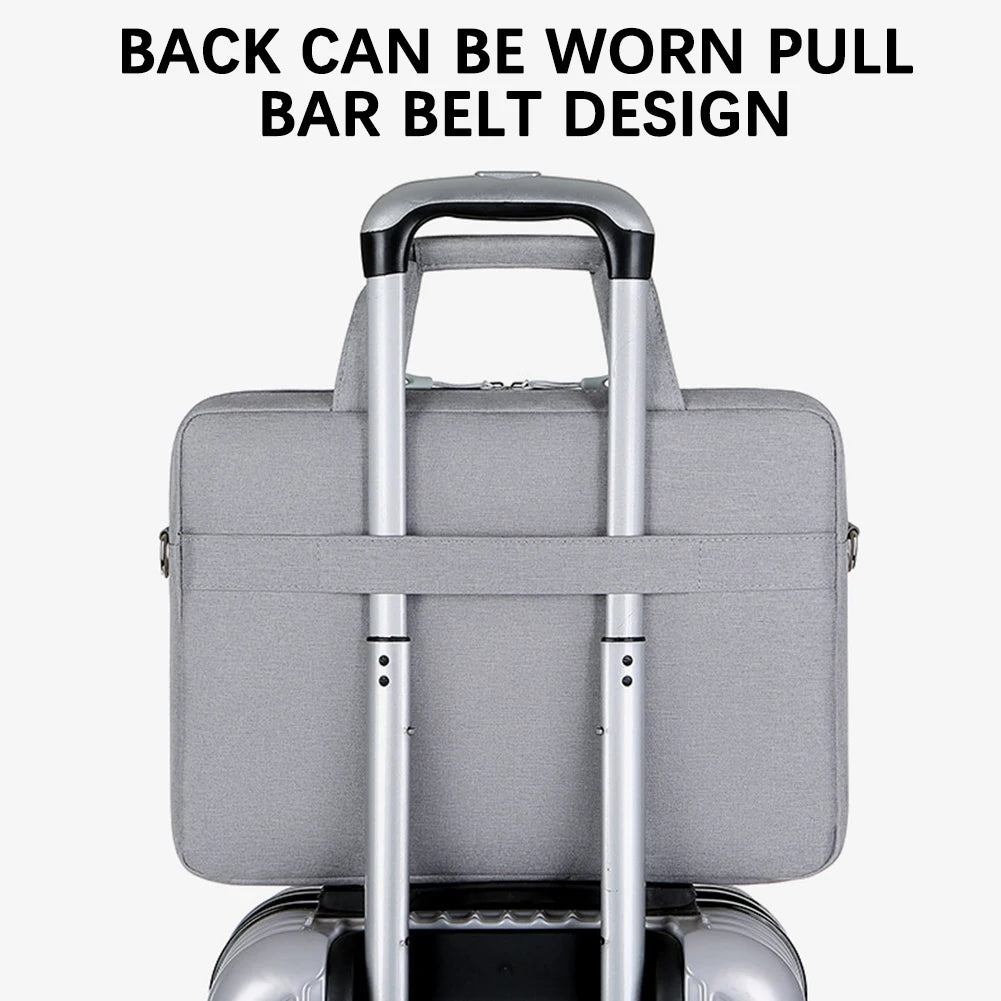 Sacoche pour ordinateur portable 15 pouces, sacoche fine et minimaliste avec poignée pour voyage d'affaires