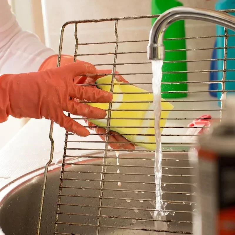 Lot de 100 éponges douces absorbantes pour la vaisselle, pour nettoyer la casserole, la rouille, les grattoirs, les brosses de nettoyage ménagères