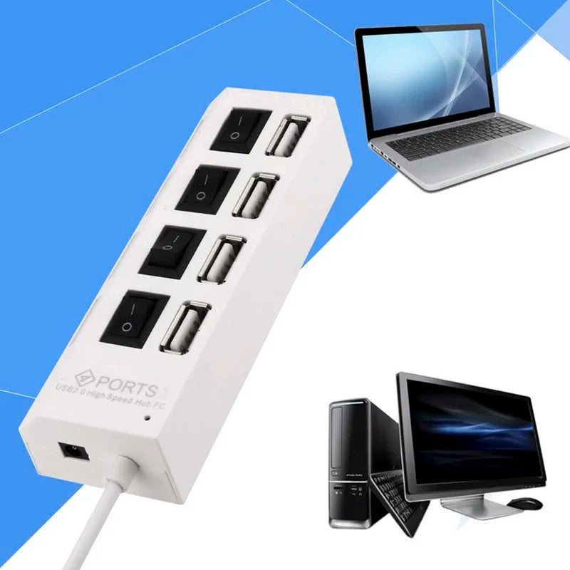 Conmutador de concentrador USB
