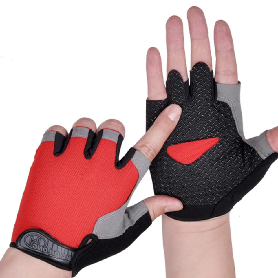 GTUBIKE Half Finger Weightlifting Gloves Cycling Fitness Shock Absorbent Non-slip Sports Climbing Outdoor For Men And Women