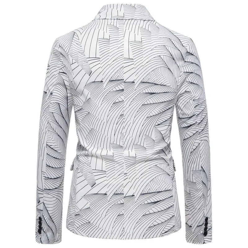 Men's casual sports jacket - Fashionable  wedding, business and  party suit jacket - high-end work  and casual jacket