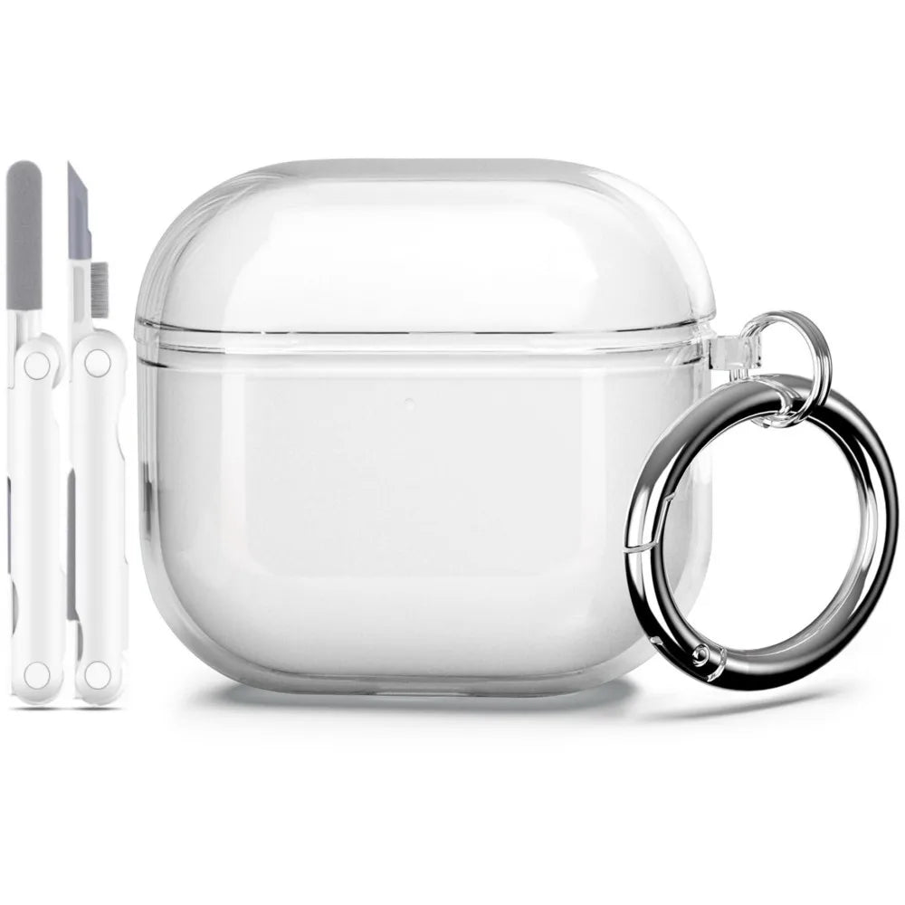 New For Airpods 4 Bluetooth Earphone ANC Wireless Headphone Earbuds with Cleaning Kit Noise Cancelling Clear Case For Airpods 4