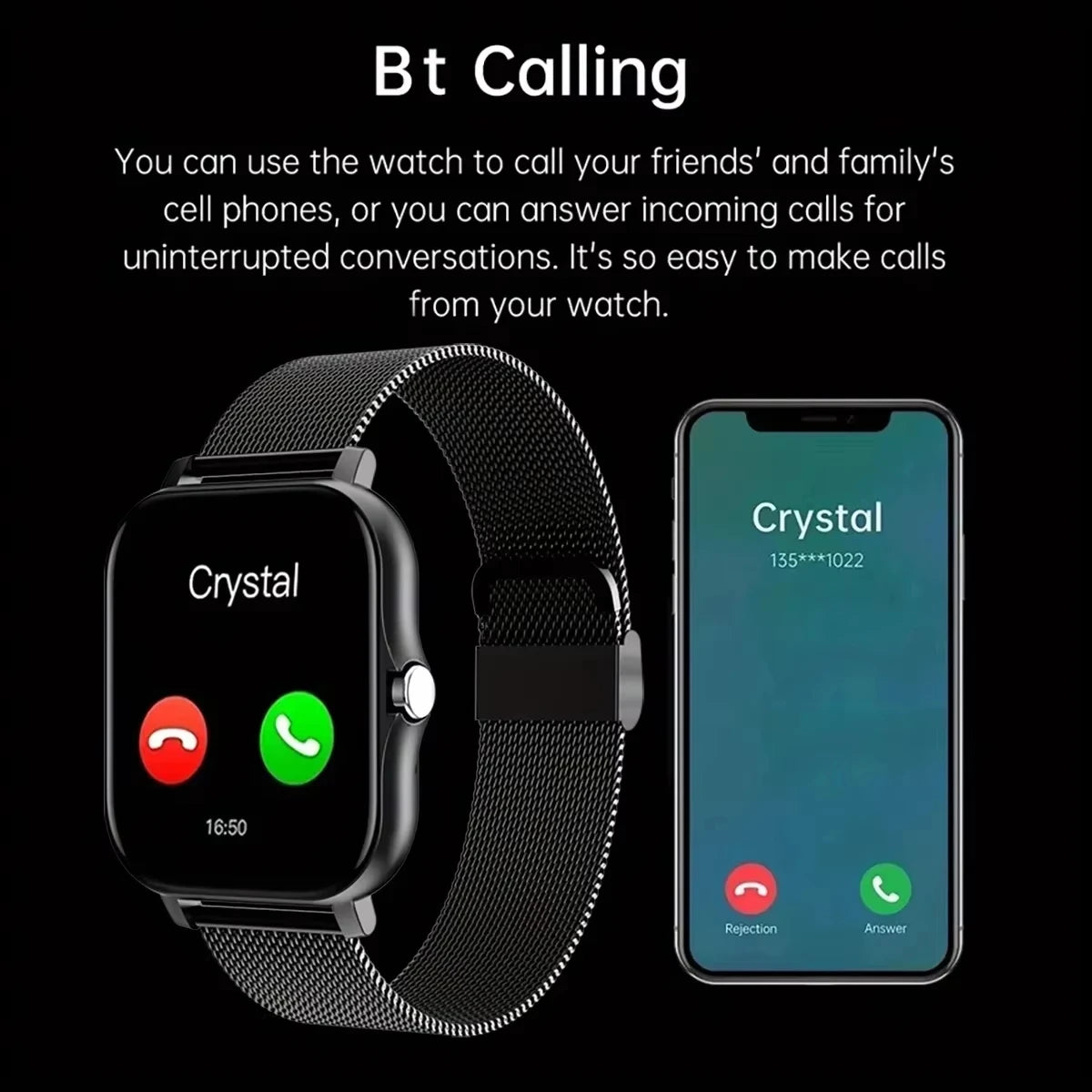 LAXASFIT Smart Fitness Watch