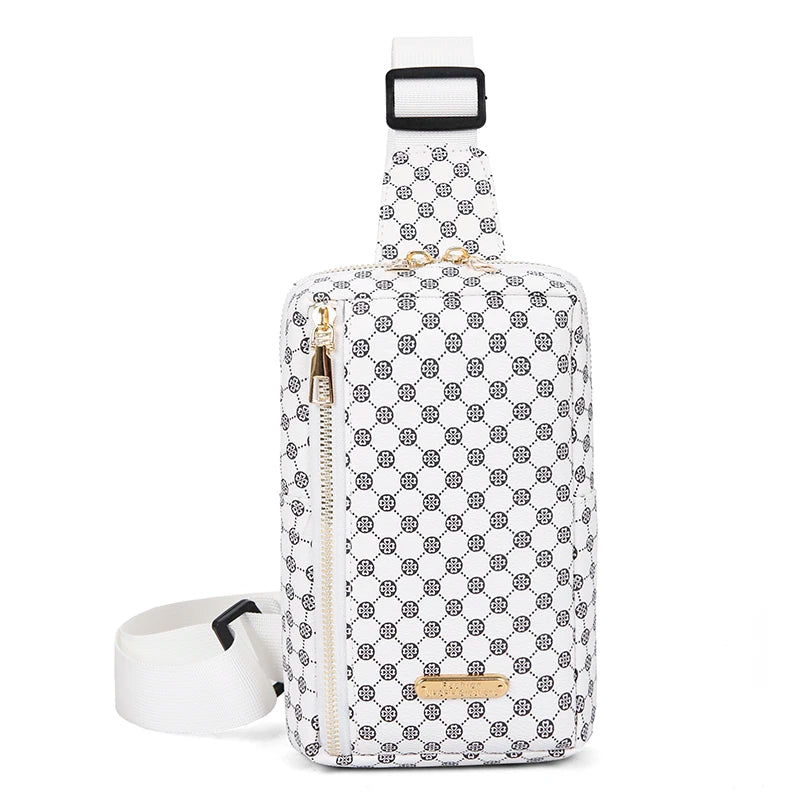 Bolsos de PU y monederos Simplicidad Moda Bolso de pecho para mujer Bolsos bandolera deportivos Bolsos de hombro de alta calidad para mujer
