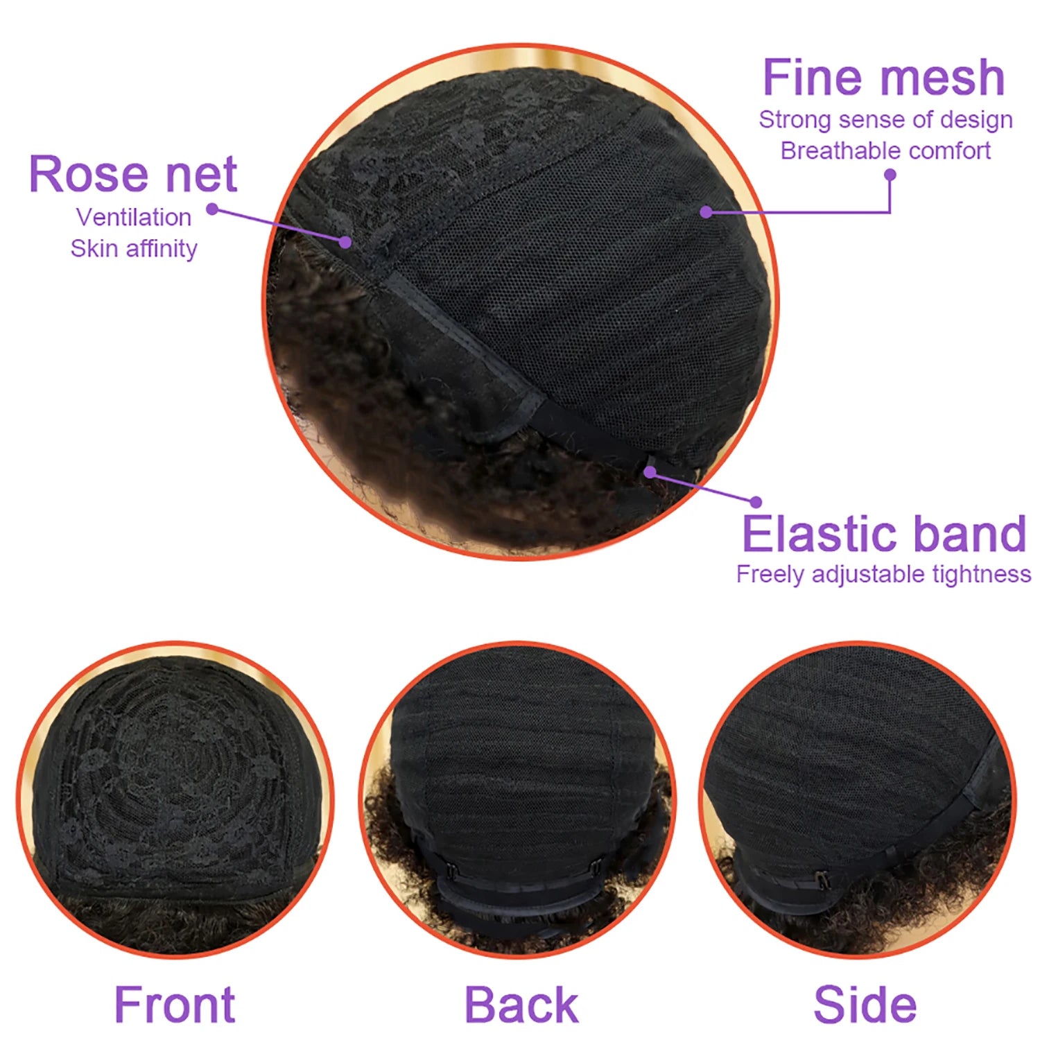 Afro Kinky Curly Pixie Wig