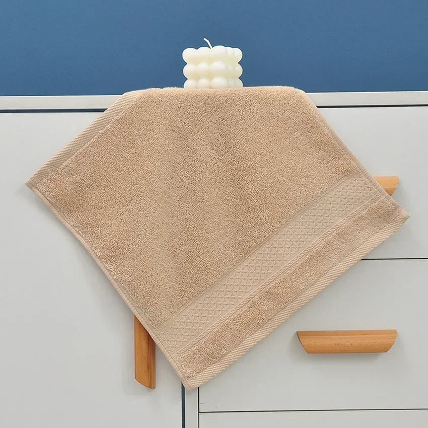 20 Colors Handkerchief Towels High Quality Cotton Small Towel Solid Color Soft Thick 34*34cm for Adults Kids Hand Towels toalhas