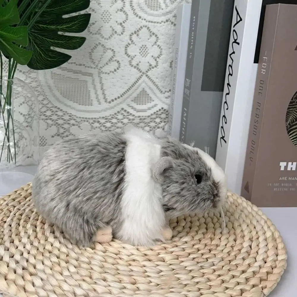 Cartoon Stuffed Animals Guinea Pig Stuffed Cute Dolls Real Life Plush Mouse Dolls 18cm Fluffty Hamster Doll Children Gift