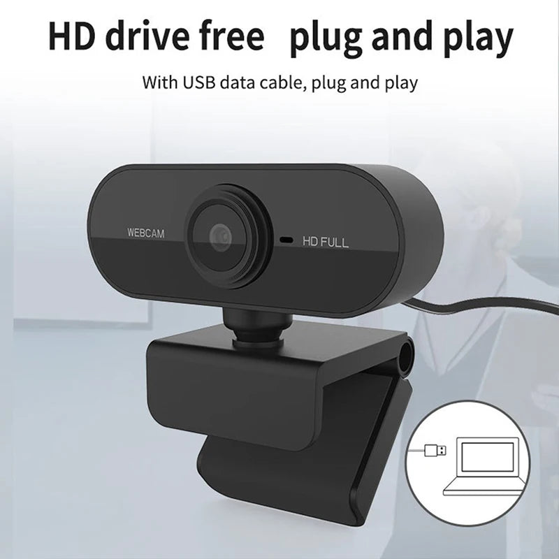 New Webcam Streaming Web Camera 1080p 30fps Autofocus With Mic Usb 2.0 Web Camera For Pc Laptop Conference Camer