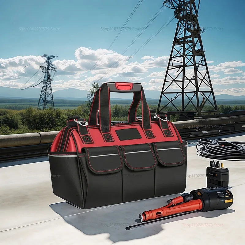 Profesional Tool Bag Heavy Duty Organizer Storage Garage Organizer Tool Electrician Backpack Bolsa De Ferramentas Hardware Bags