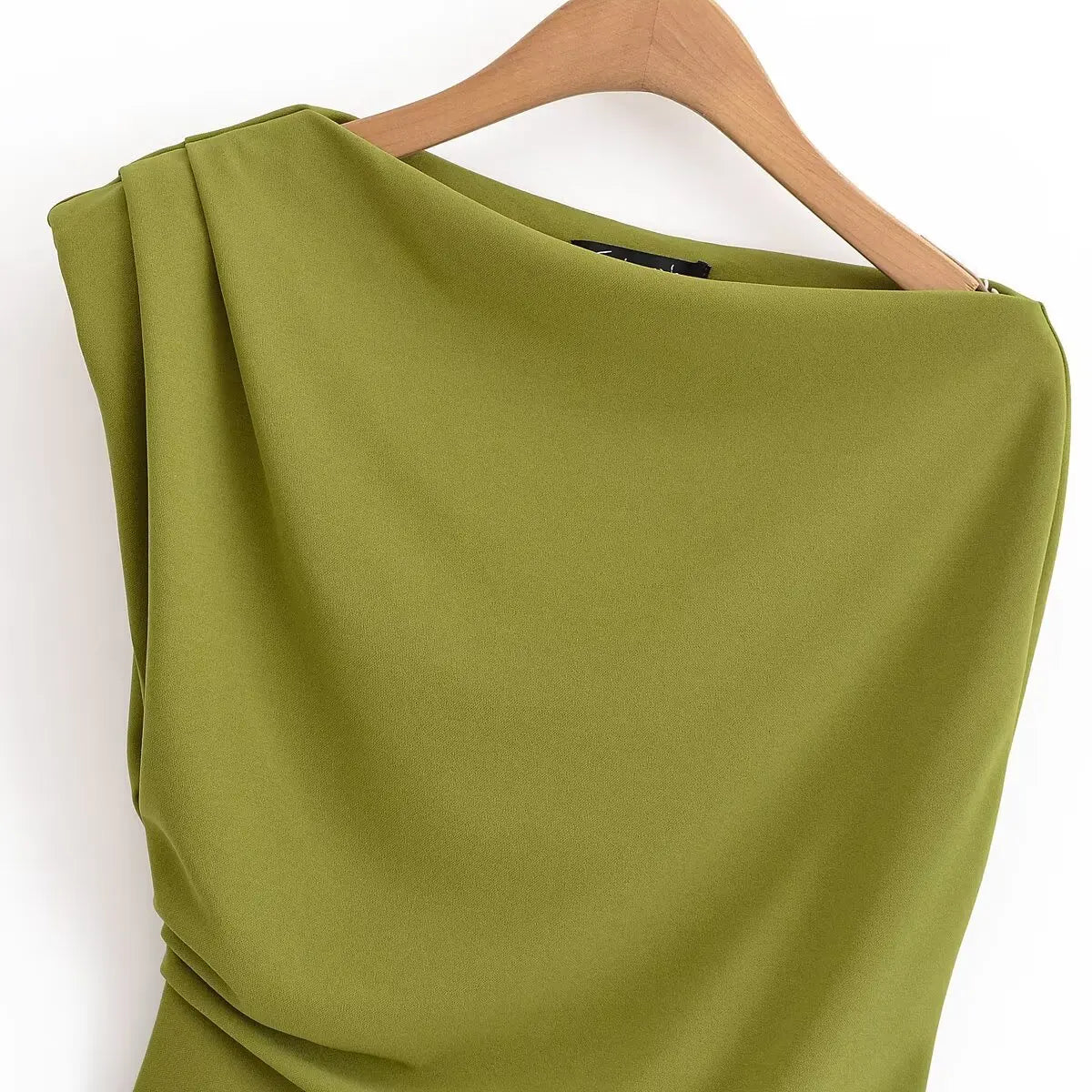 Women's Tops T-shirt Summer New Chic Slim Ruched Fashion Joker Summer T-shirt Tops Women's Street Fashion Youth Travel Tops