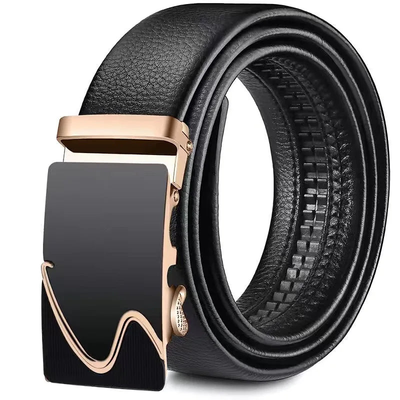 Automatic Buckle Leather Belt
