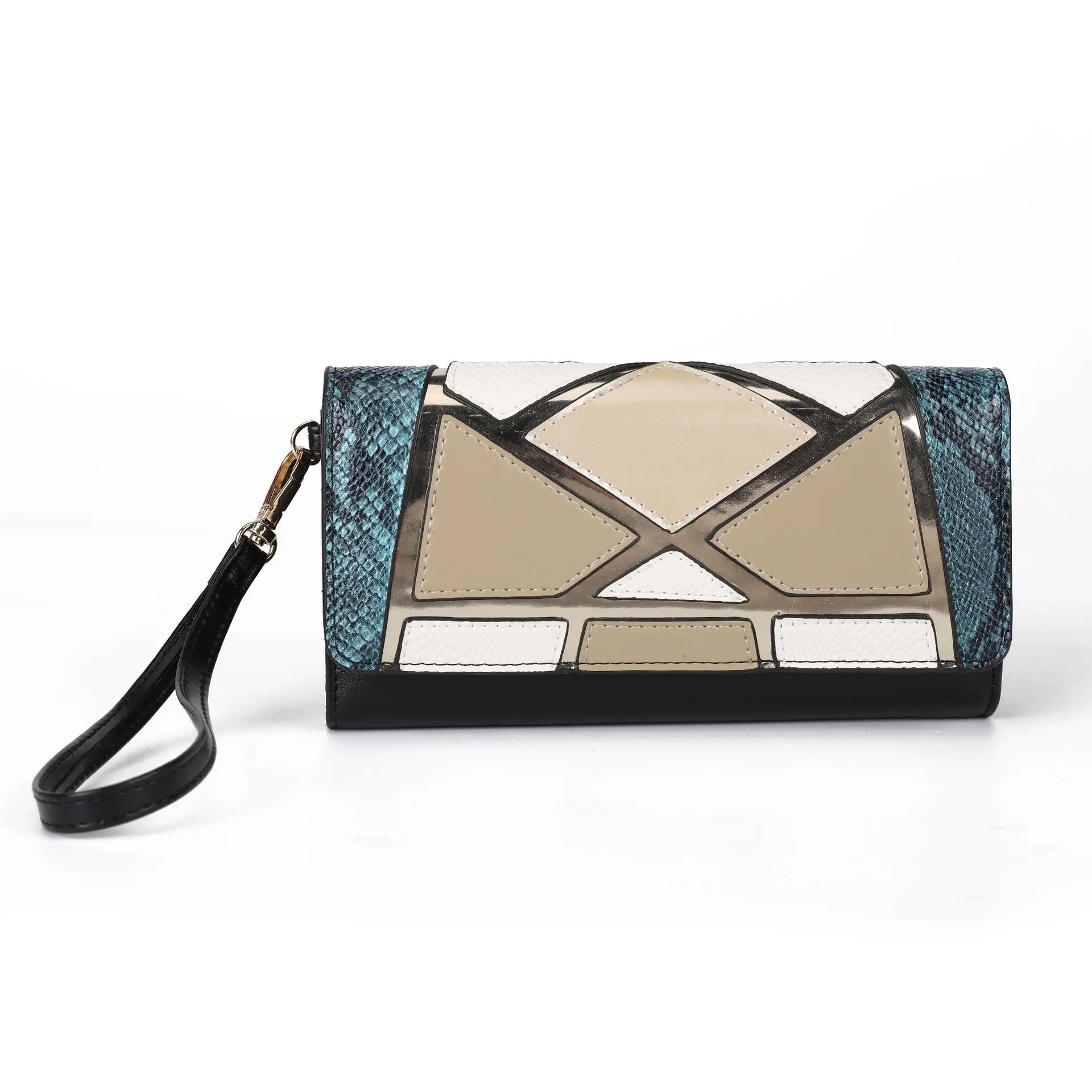 Luxury Design Women's Wallet Large Capacity Credit Card Holder PU Leather Elegant Ladies Long Purse