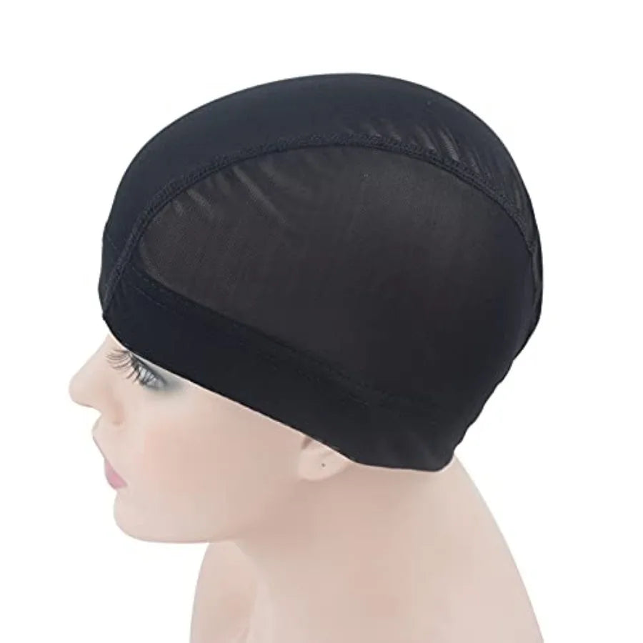 Mesh Cap Wig Caps for Making Wig Stretchy Wig Cap with Wide Elastic Band M