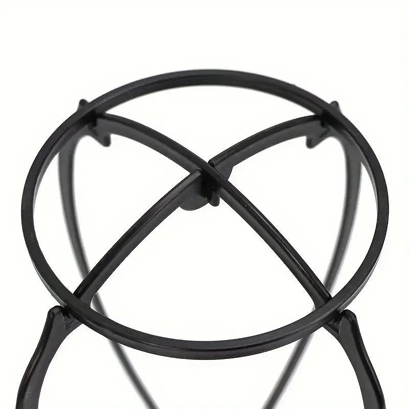 10pcs Wig Stand Durable Easy Assembly Wig Cap Holder Portable Plastic Hair Hat Displaying Stand Ideal for Home Salon Travel Use