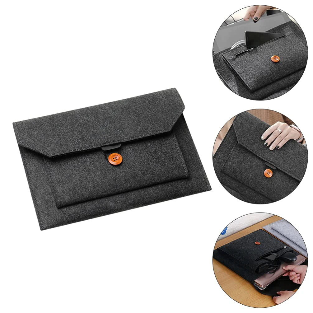 wool Felt Laptop bag Sleeve 11 12 13 14 15 16 inch Notebook Pouch for Macbook Xiaomi Huawei Lenovo Dell ASUS Acer computer bag