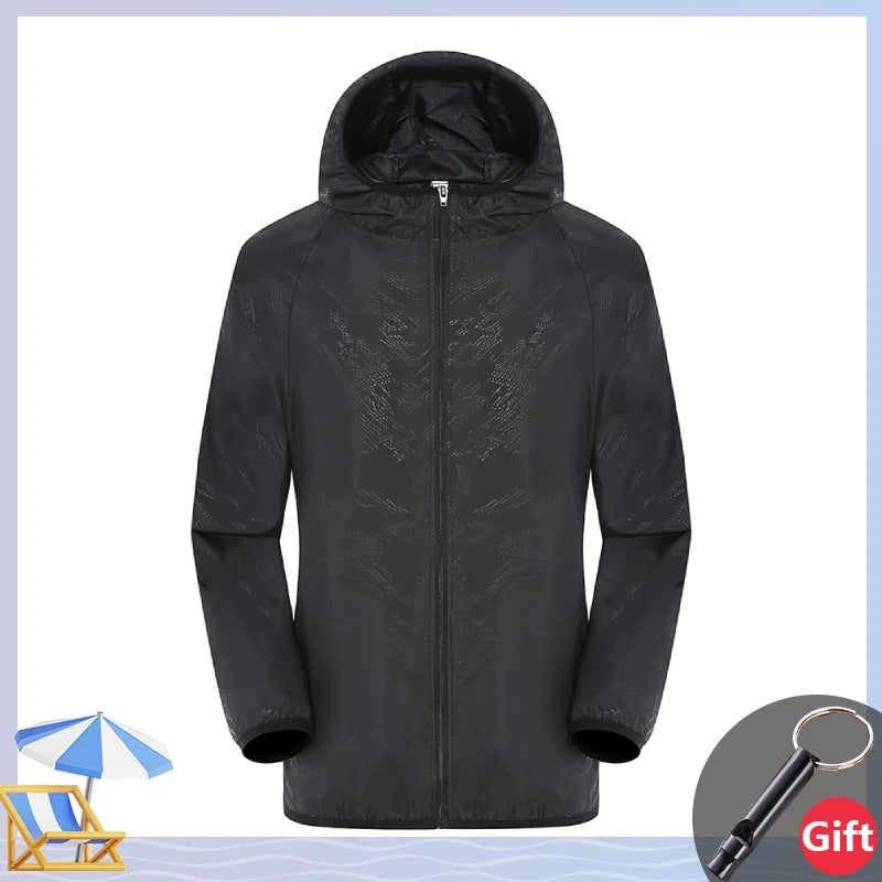 Ultralight Rainproof Windbreaker Jacket Breathable Waterproof Windproof Women Men Casual Camping Top Fishing Cycling Slim Coat