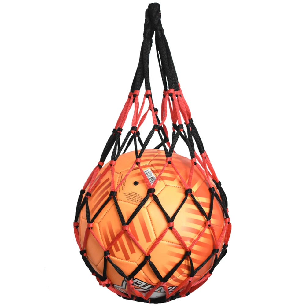 Sports Ball Holder Youth Football Self Trainer Football Net Bag Sports Mesh Equipment for Carrying Basketball Volleyball Soccer
