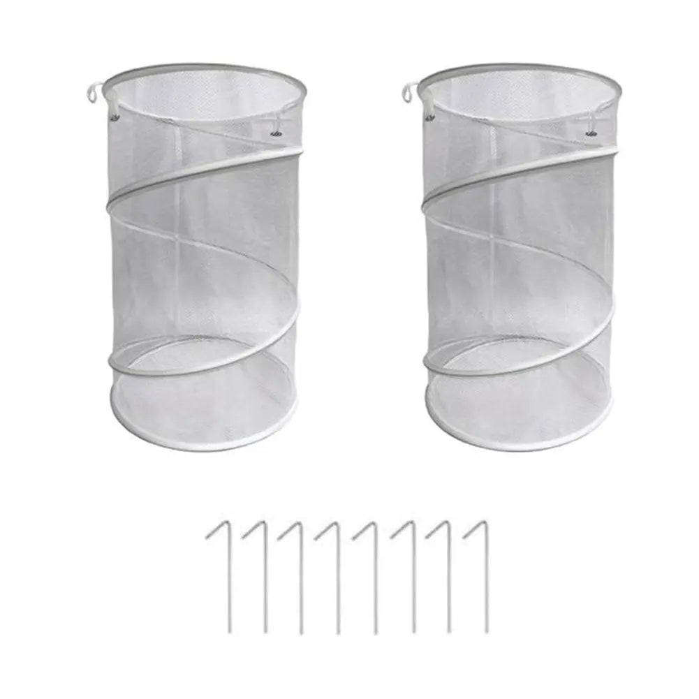 Pop-up plantedeksler med insektsperre i netting for hageplanter Drivhusbeskyttelse med stålramme og jordspyd