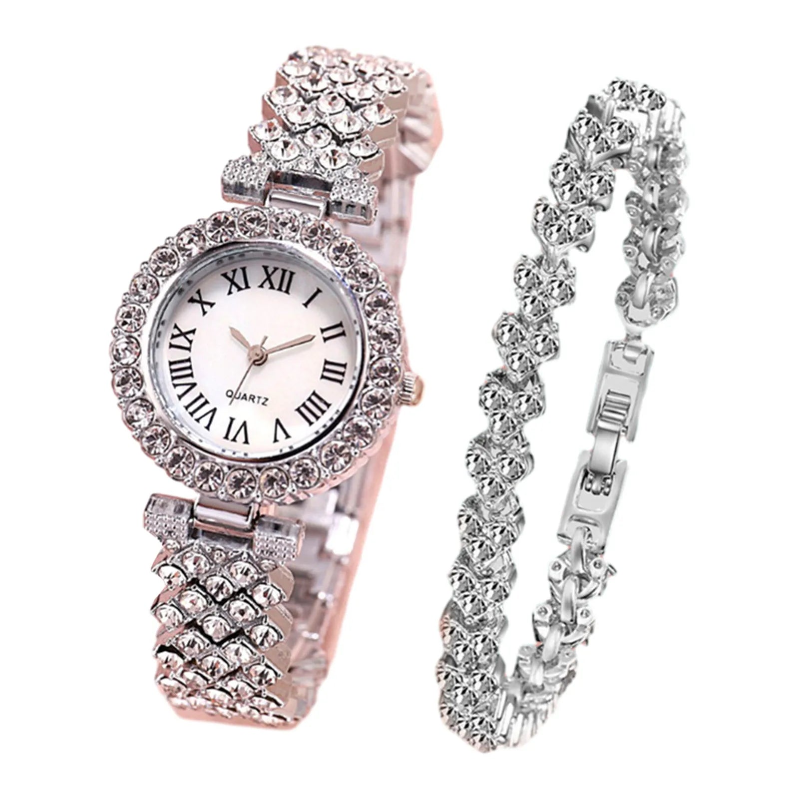 Watch For Women Watches  Best Selling Products Luxury Watch Luxury Brand Reloj Mujer Watch Bracelet Set Diamond Steel Band