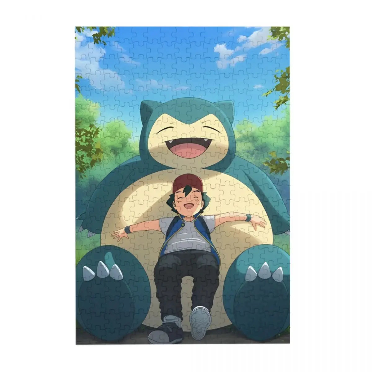 Pokemon Characters Pikachu Cartoon Wooden Puzzles for Children Jigsaw Puzzles 300 Pieces Educational Toys Gift for Kids