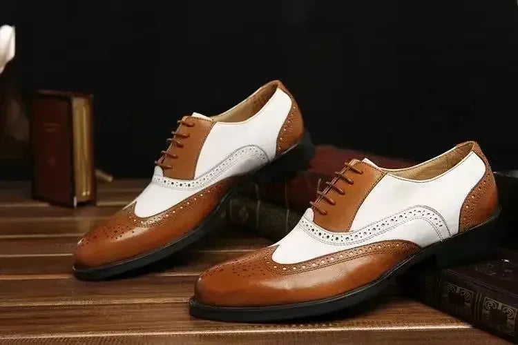 Designer's Classic Men's Formal Shoes, Lace Up Shoes, Plus Size Pointed Business Casual Comfortable Men's Wedding Formal Shoes