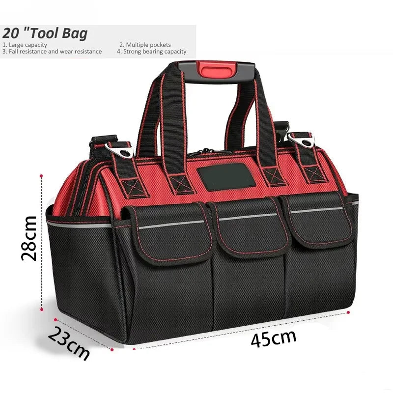 Profesional Tool Bag Heavy Duty Organizer Storage Garage Organizer Tool Electrician Backpack Bolsa De Ferramentas Hardware Bags