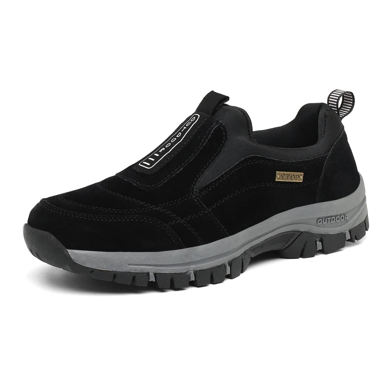 New middle-aged and elderly walking sports shoes hiking shoes light large size breathable non-slip men