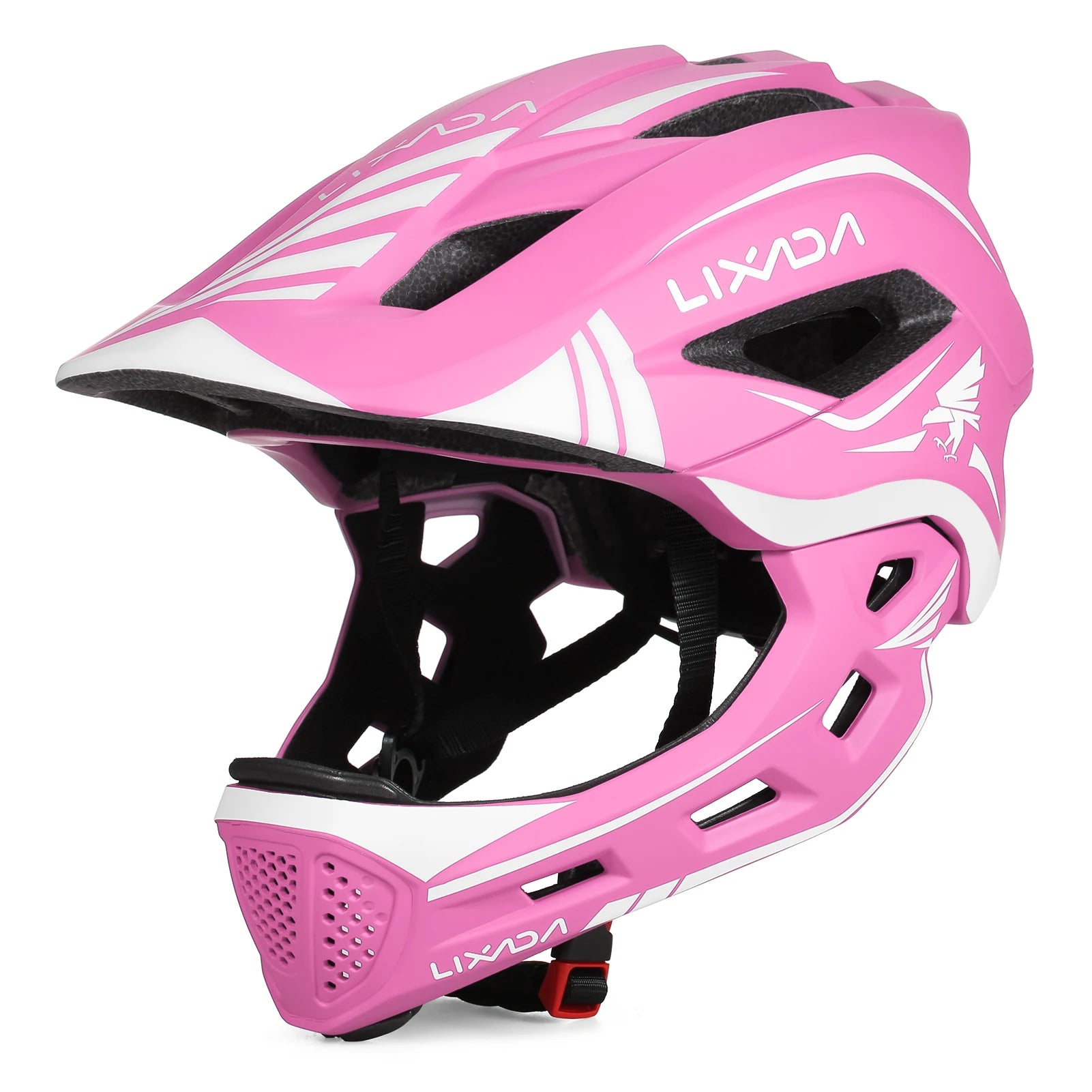 Kids Detachable Full Face Helmet Children Sports Safety Bike Helmet Protective Gear Cycling Skateboarding Roller Skating Scooter