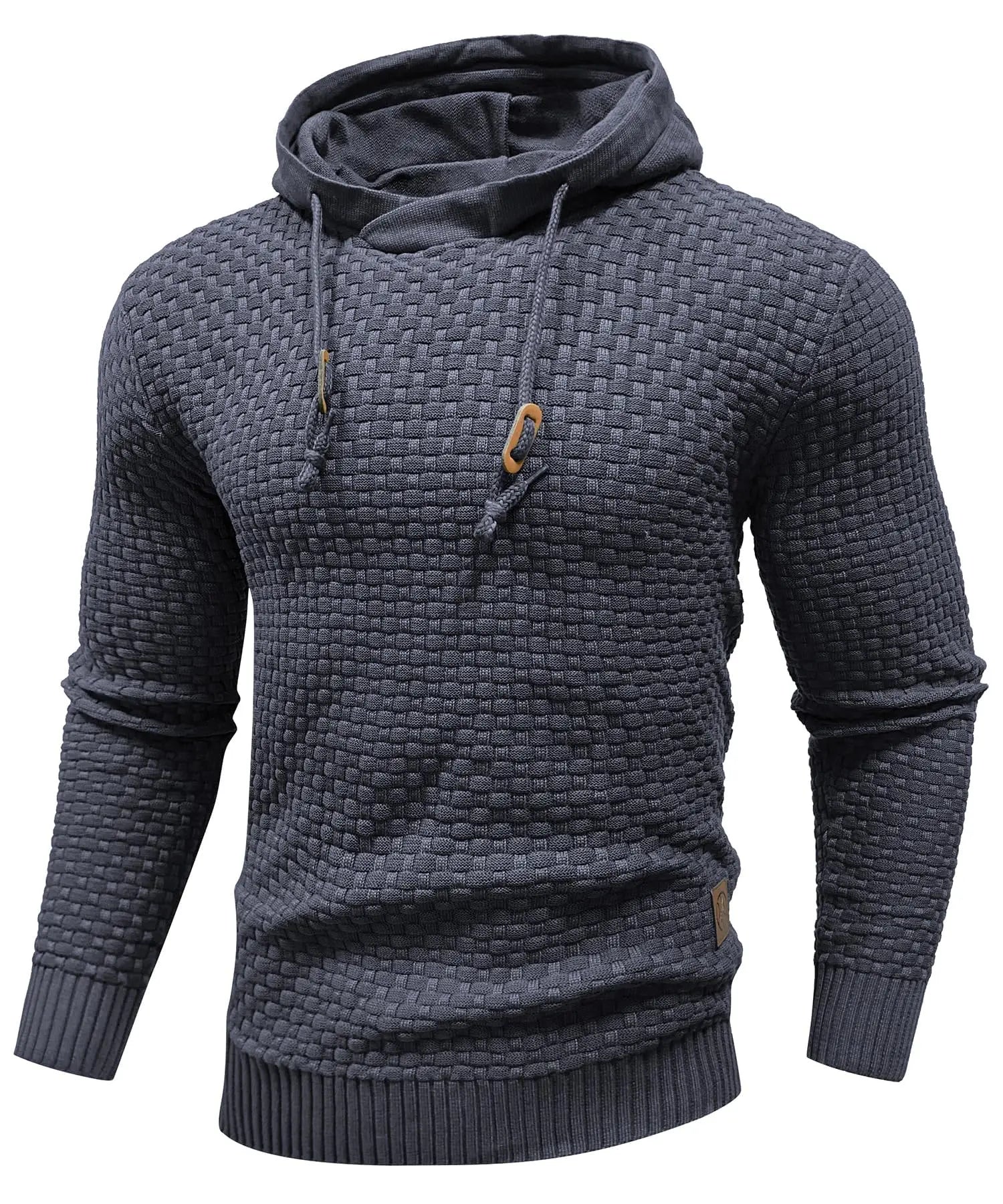 Men's Sweatshirt Spring New Oversize Long Sleeve Solid Knitted Hoodie Pullover Hoodies Comfortable Sweater Us Size
