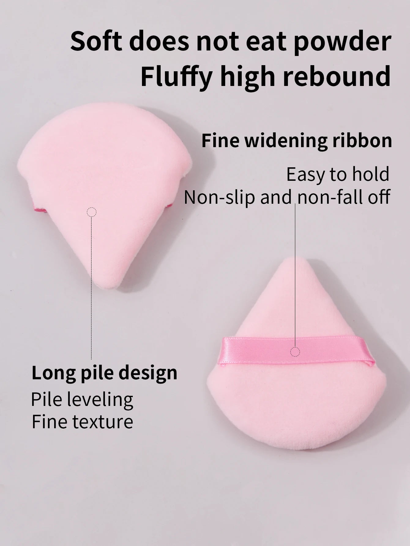Pink Series Makeup Tools Kit Party Makeup Brushes Blender Sponges & Storage Bag , Bowknot Headband Wristbands